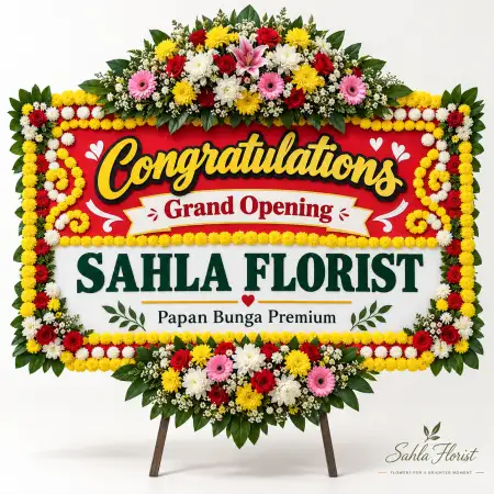 Papan Bunga Ucapan Selamat Salatiga