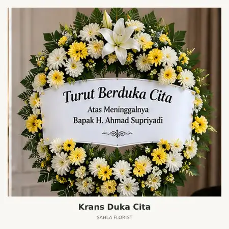 Krans Bunga Duka Salatiga